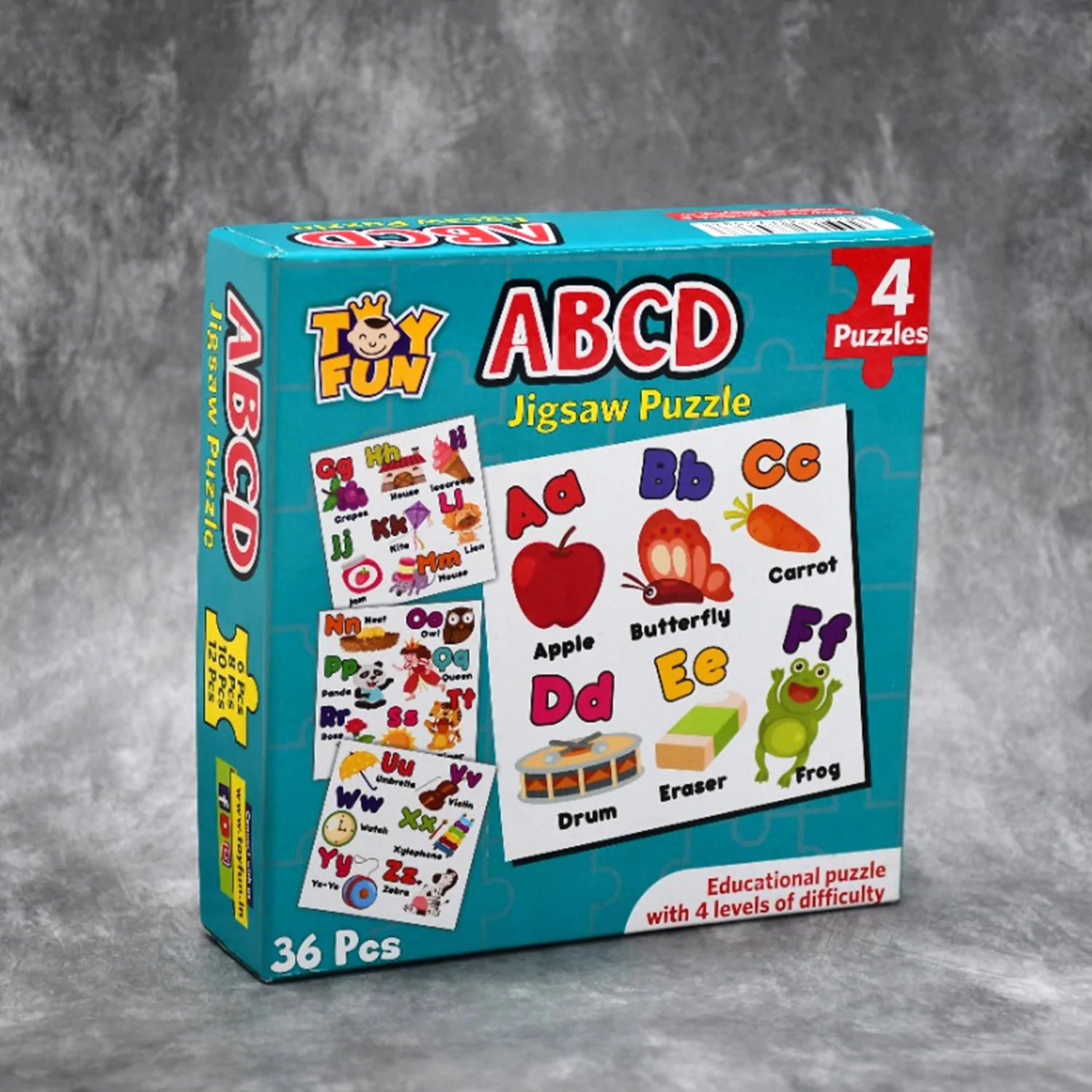 4052 Learning Abcd JigaSaw Toy Puzzle For Children (4 Puzzles Pack) DeoDap 4052 Learning Abcd JigaSaw Toy Puzzle For Children (4 Puzzles Pack) DeoDap
